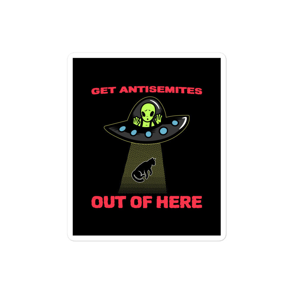 Get Alien Out | Antisemitism | Kiss Cut Sticker Jouparty