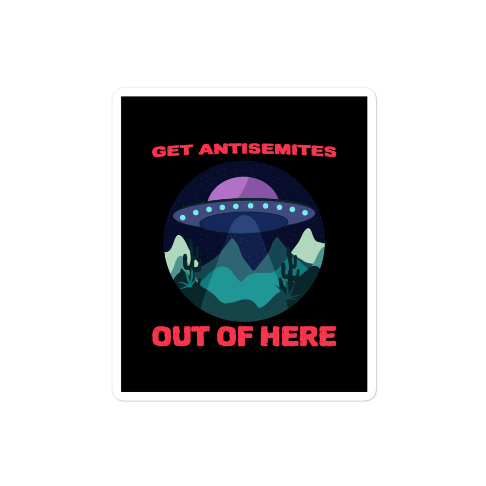 Get Alien Out | Antisemitism | Kiss Cut Sticker Jouparty
