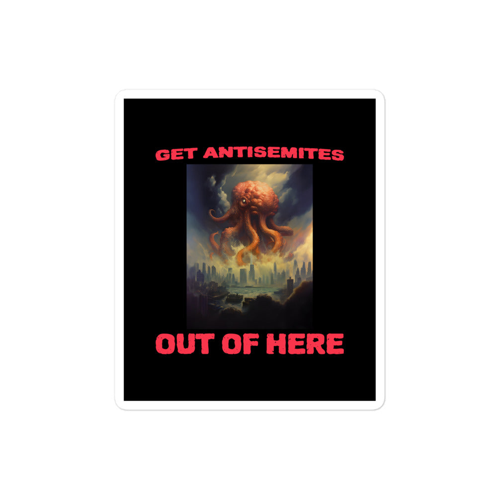 Get Alien Out | Antisemitism | Kiss Cut Sticker Jouparty