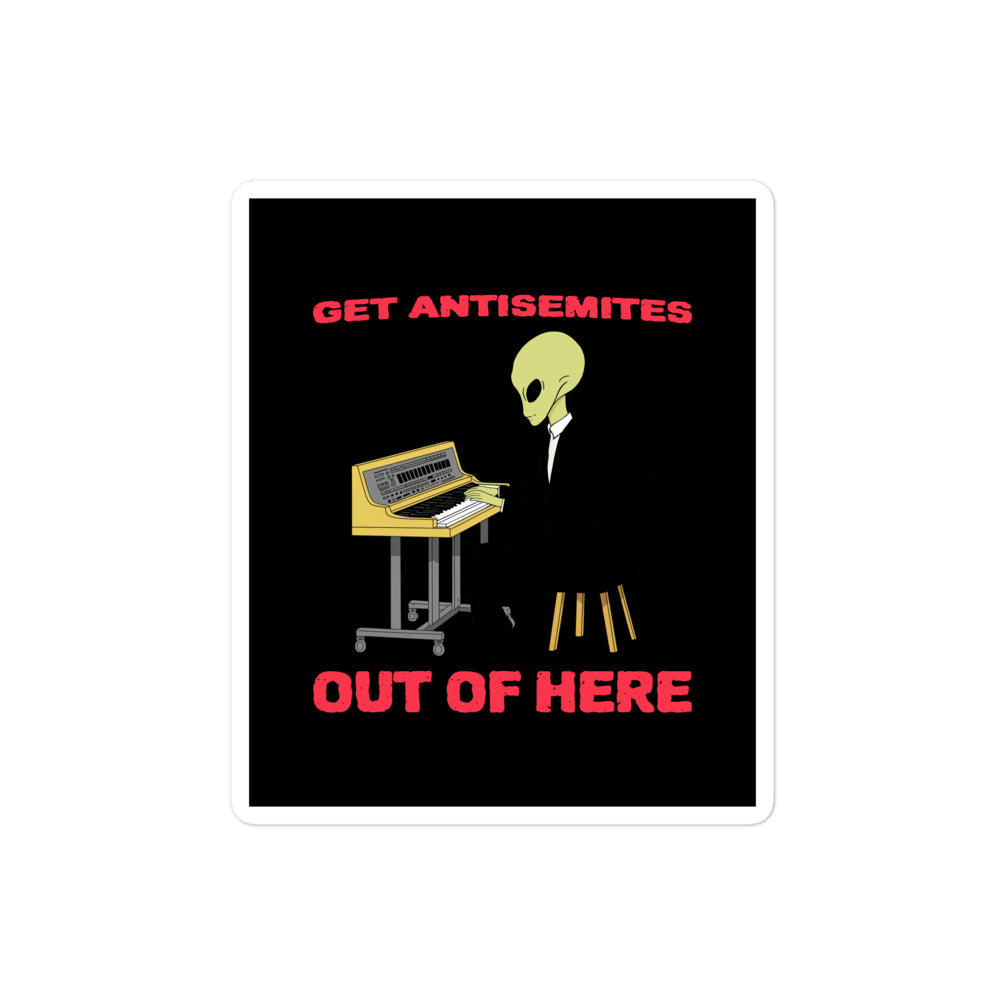 Get Alien Out | Antisemitism | Kiss Cut Sticker Jouparty