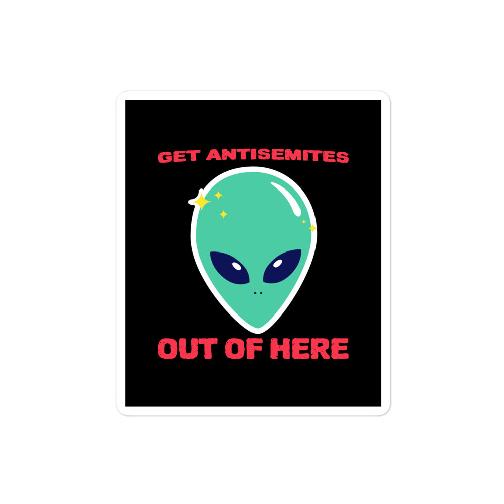 Get Alien Out | Antisemitism | Kiss Cut Sticker Jouparty