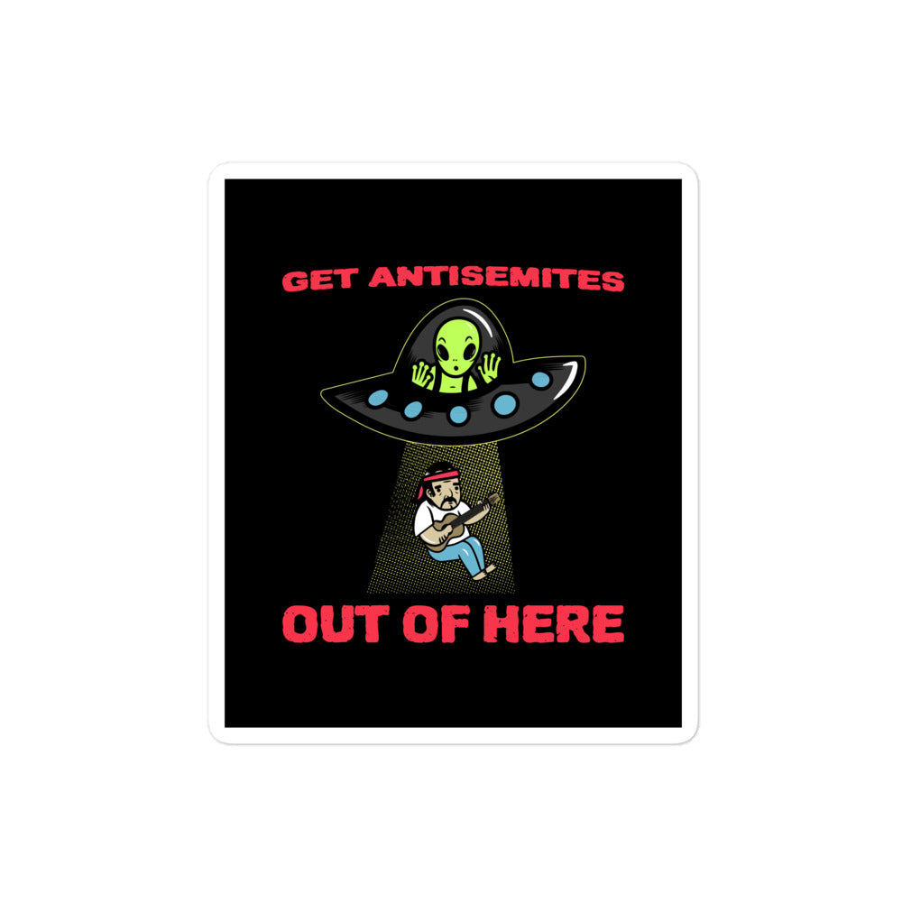 Get Alien Out | Antisemitism | Kiss Cut Sticker Jouparty