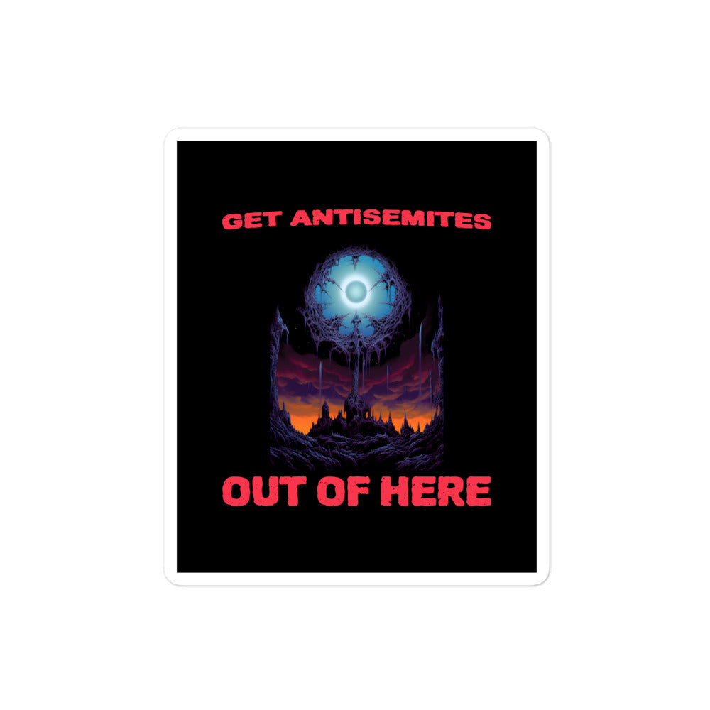 Get Alien Out | Antisemitism | Kiss Cut Sticker Jouparty