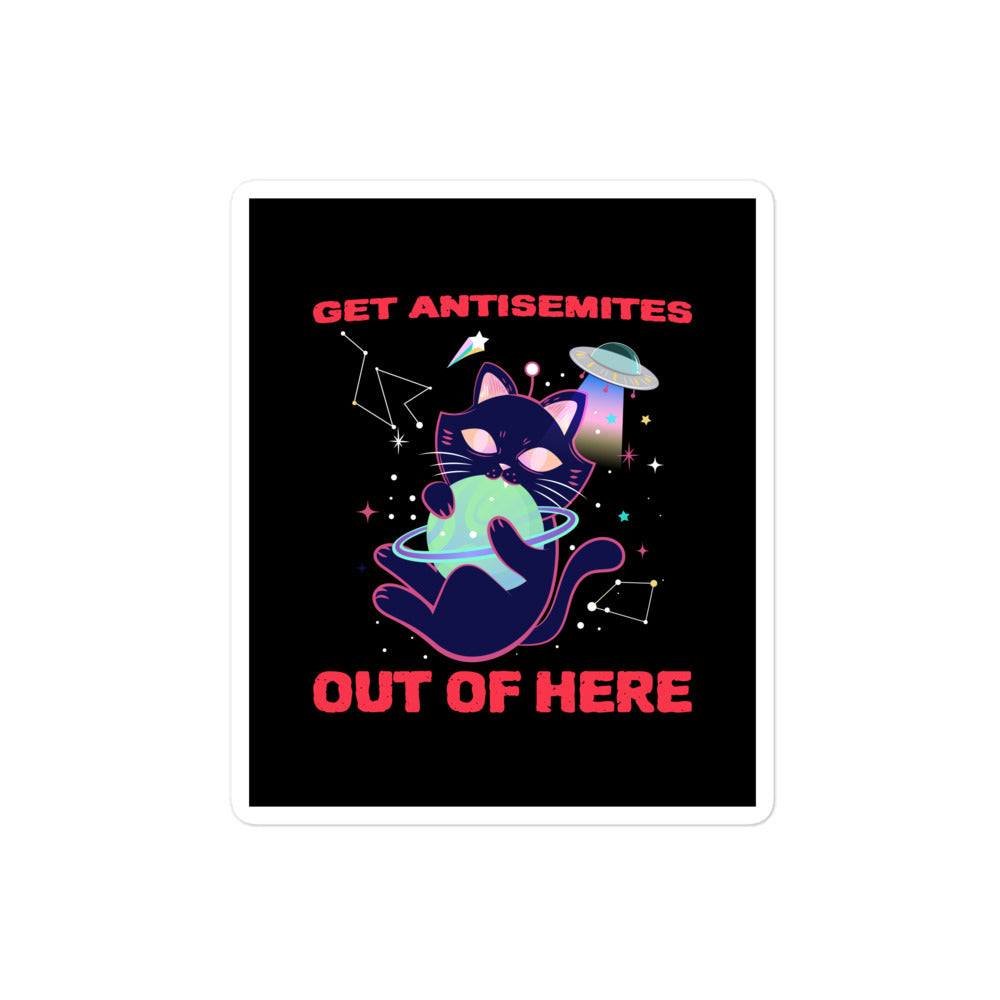 Get Alien Out | Antisemitism | Kiss Cut Sticker Jouparty