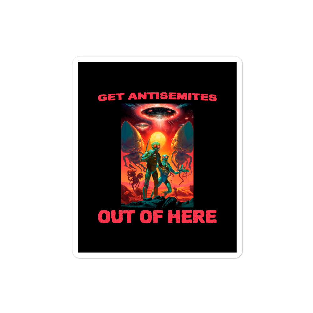 Get Alien Out | Antisemitism | Kiss Cut Sticker