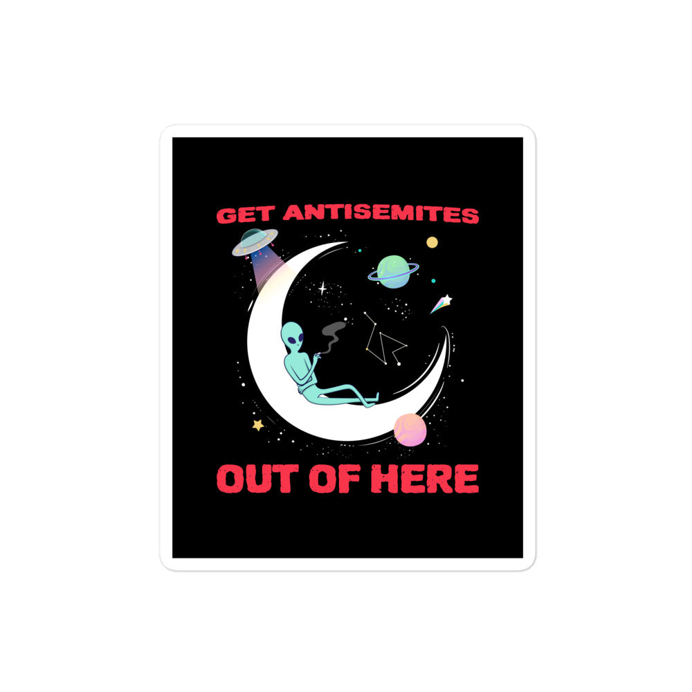 Get Alien Out | Antisemitism | Kiss Cut Sticker Jouparty