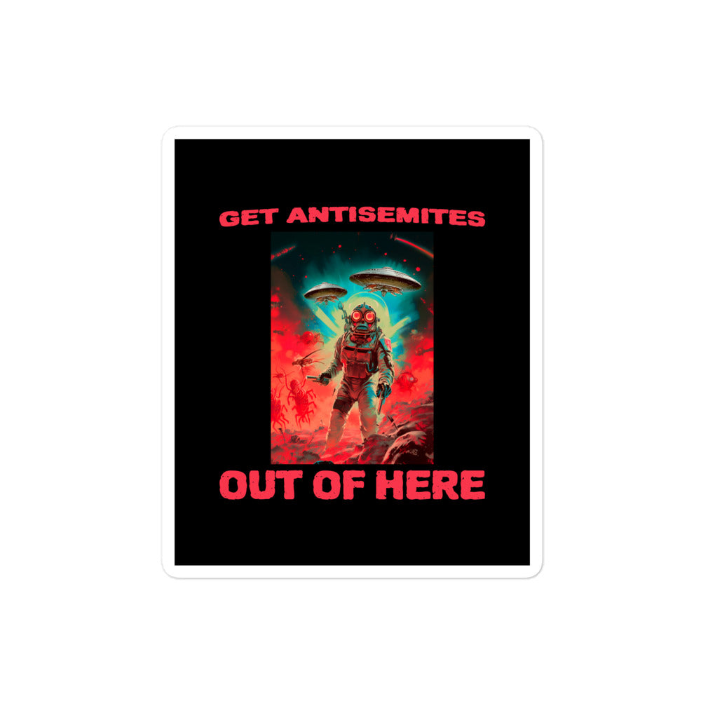 Get Alien Out | Antisemitism | Kiss Cut Sticker