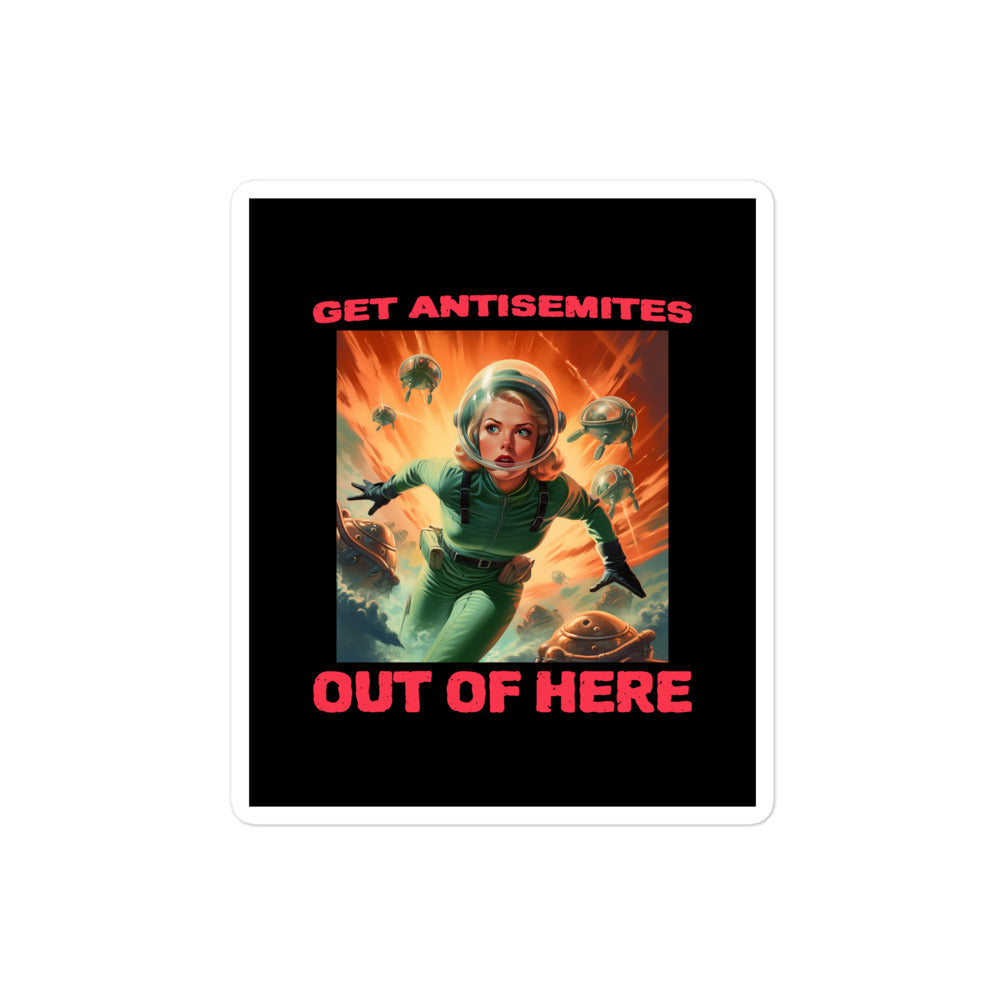 Get Alien Out | Antisemitism | Kiss Cut Sticker Jouparty