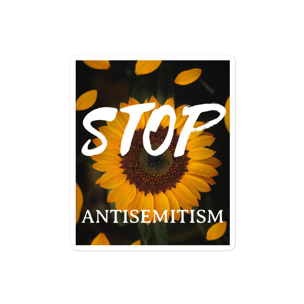 Flower Power | Antisemitism | Kiss Cut Sticker Jouparty