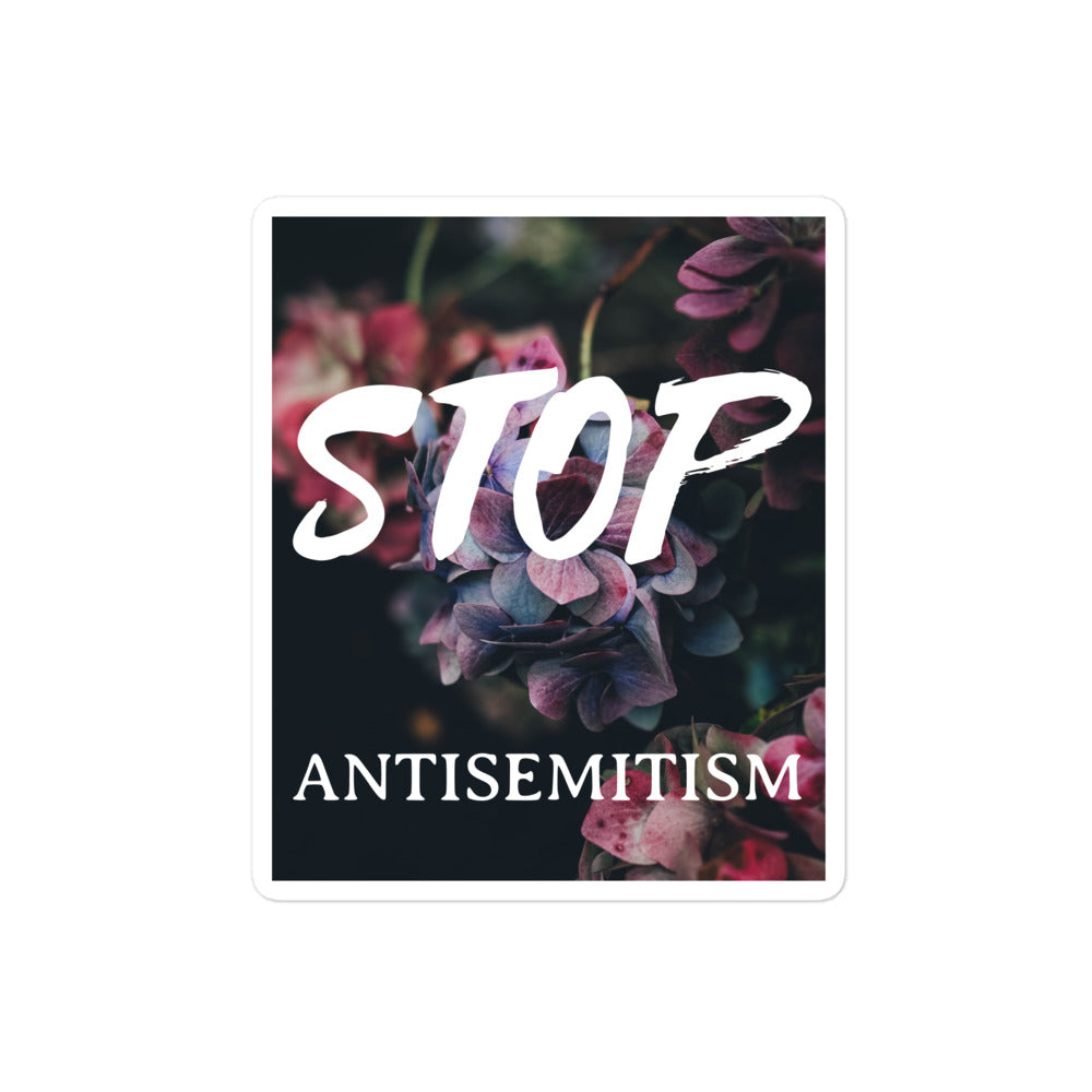 Flower Power | Antisemitism | Kiss Cut Sticker Jouparty