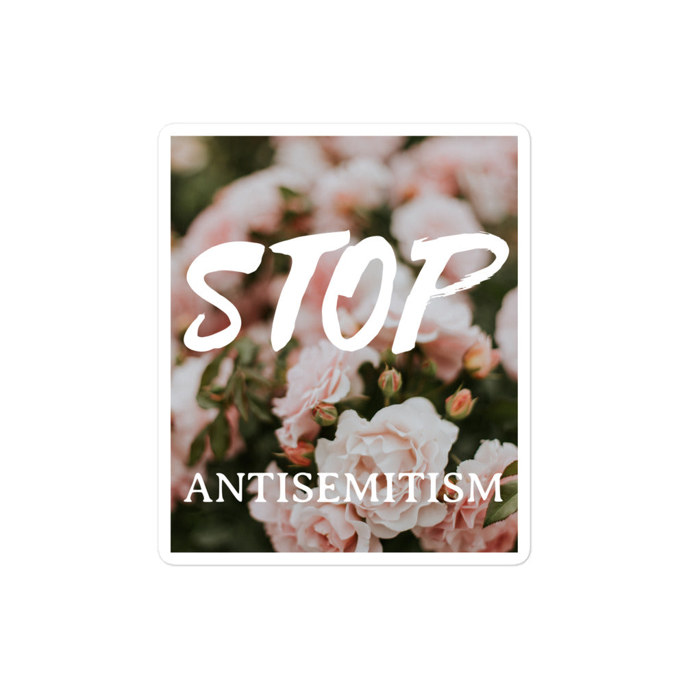 Flower Power | Antisemitism | Kiss Cut Sticker Jouparty