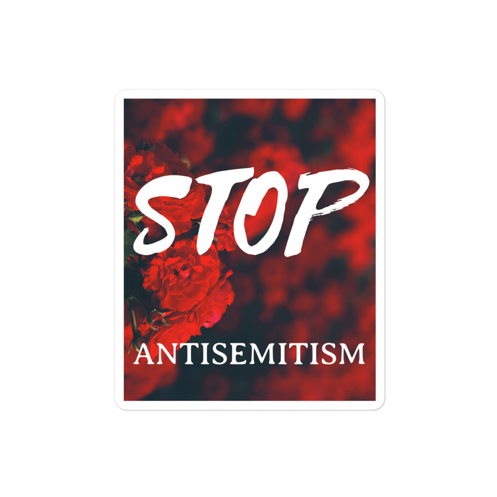 Flower Power | Antisemitism | Kiss Cut Sticker Jouparty