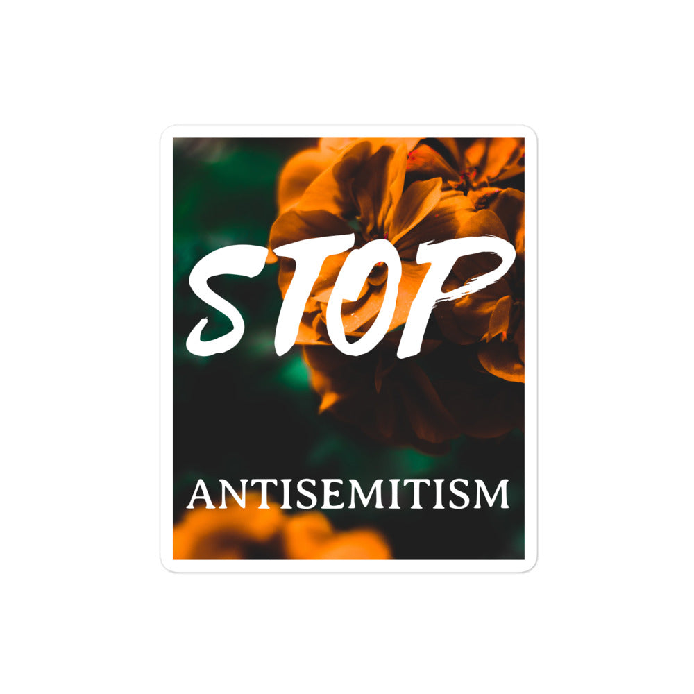 Flower Power | Antisemitism | Kiss Cut Sticker Jouparty