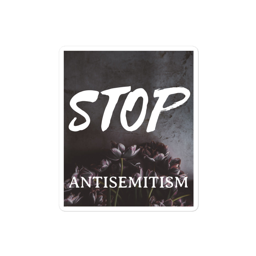 Flower Power | Antisemitism | Kiss Cut Sticker Jouparty