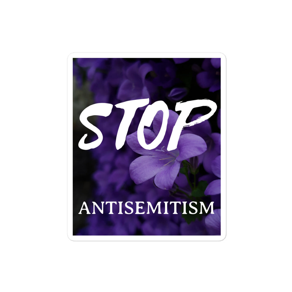 Flower Power | Antisemitism | Kiss Cut Sticker Jouparty