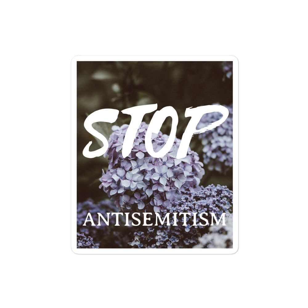 Flower Power | Antisemitism | Kiss Cut Sticker Jouparty