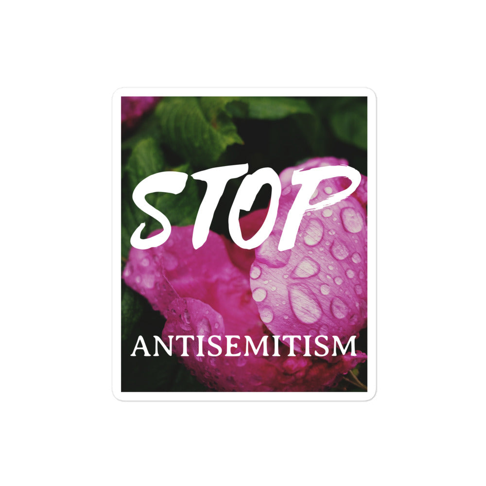 Flower Power | Antisemitism | Kiss Cut Sticker Jouparty