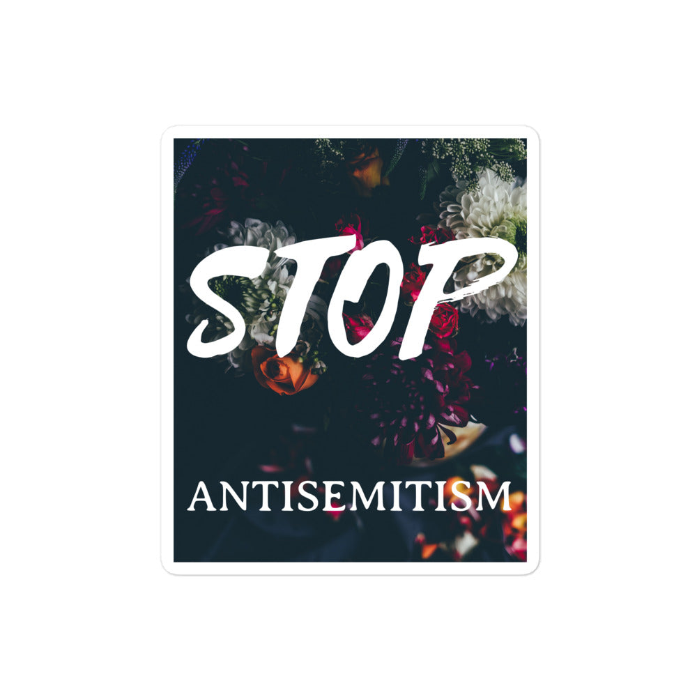 Flower Power | Antisemitism | Kiss Cut Sticker Jouparty