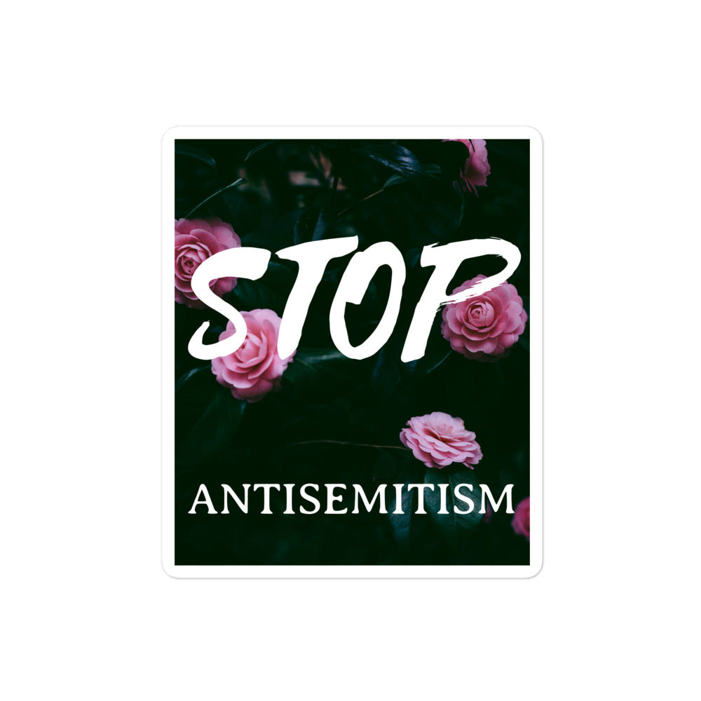 Flower Power | Antisemitism | Kiss Cut Sticker Jouparty