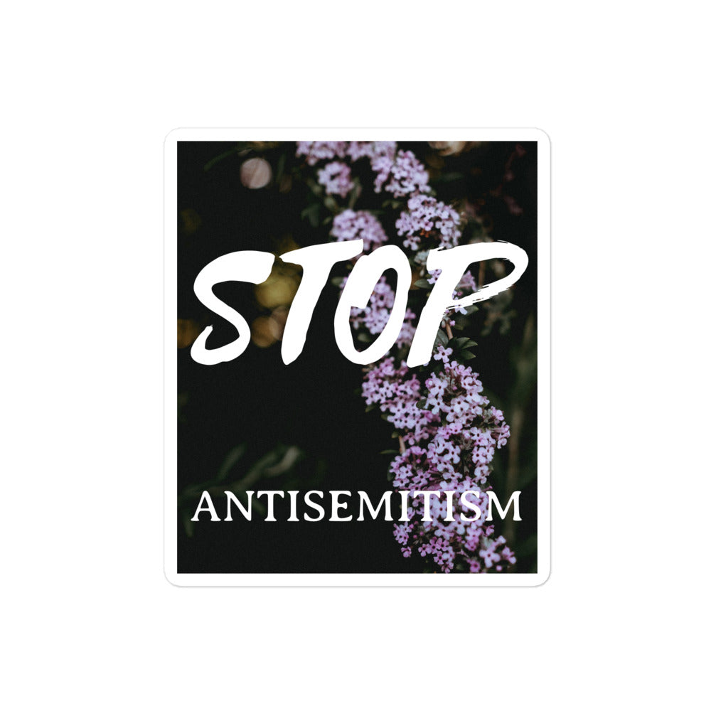 Flower Power | Antisemitism | Kiss Cut Sticker Jouparty