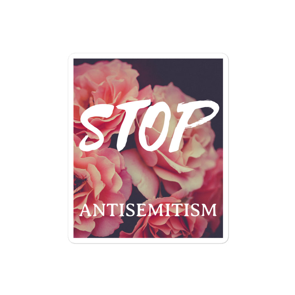 Flower Power | Antisemitism | Kiss Cut Sticker Jouparty