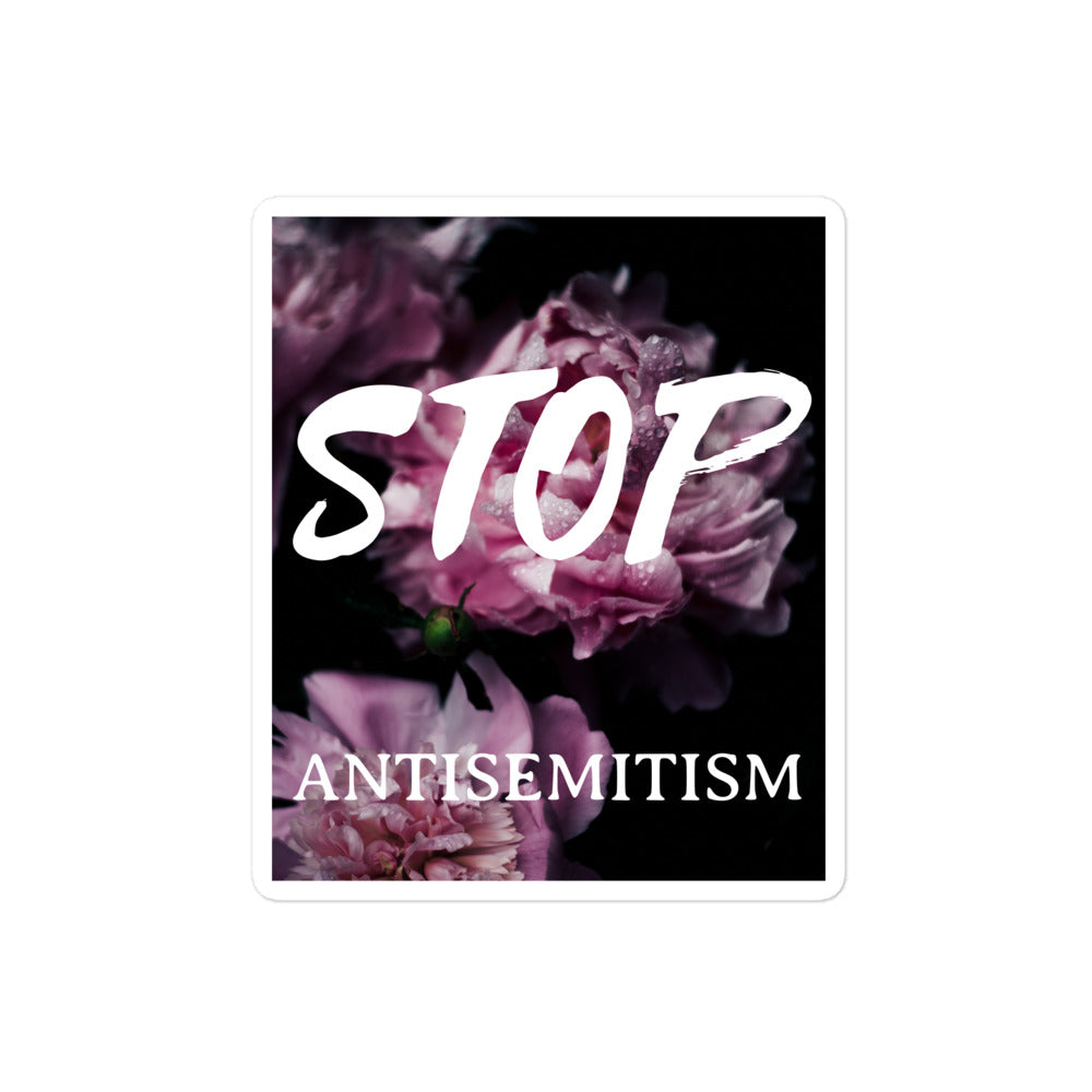 Flower Power | Antisemitism | Kiss Cut Sticker Jouparty