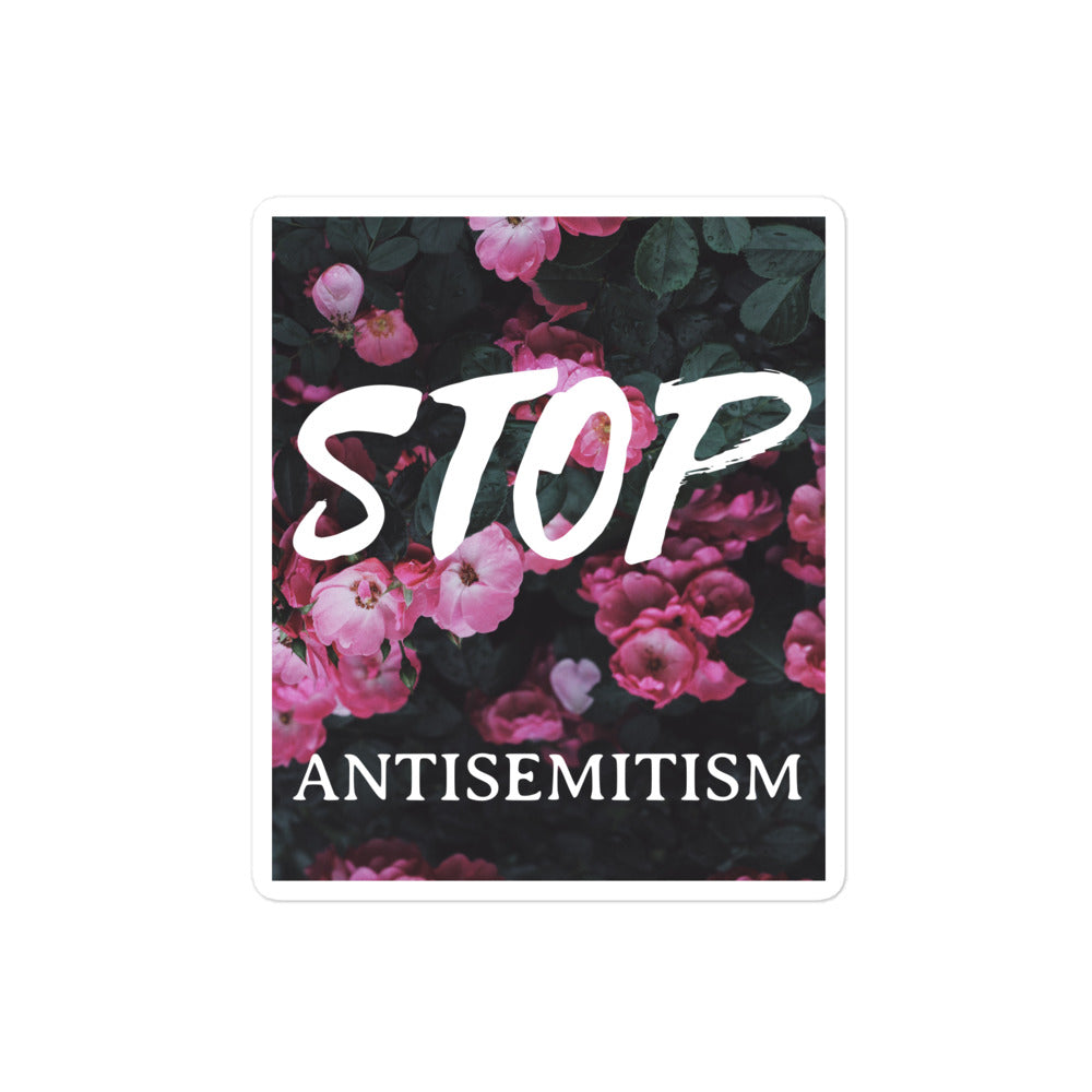 Flower Power | Antisemitism | Kiss Cut Sticker Jouparty