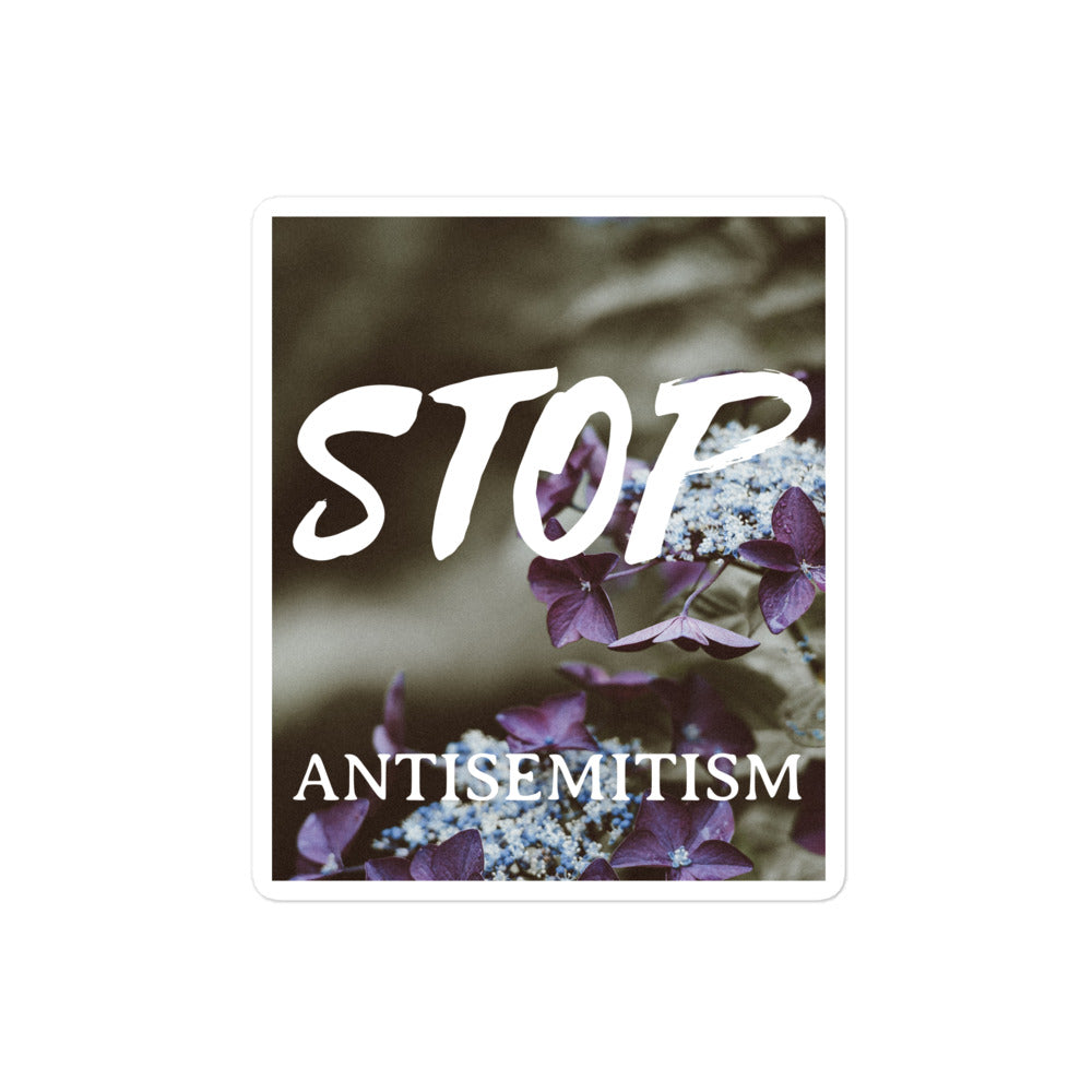 Flower Power | Antisemitism | Kiss Cut Sticker Jouparty