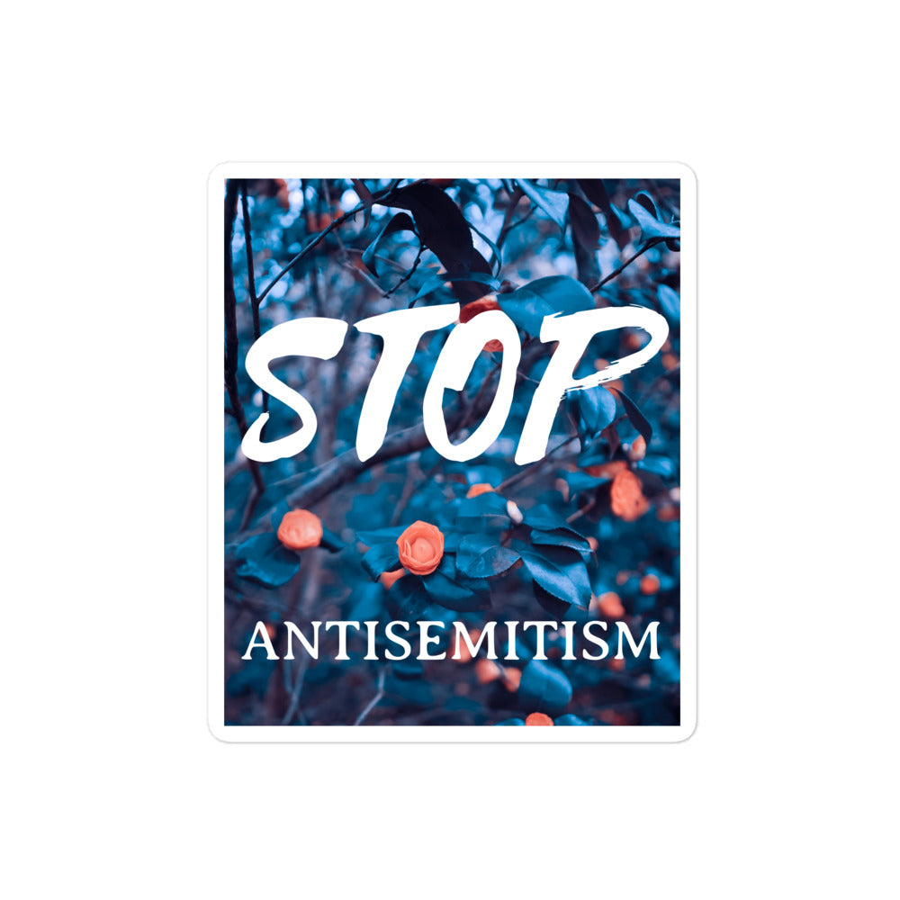 Flower Power | Antisemitism | Kiss Cut Sticker Jouparty