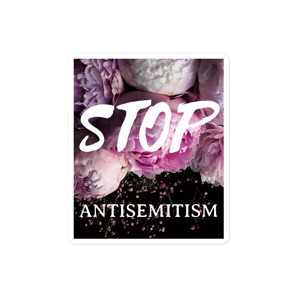 Flower Power | Antisemitism | Kiss Cut Sticker Jouparty