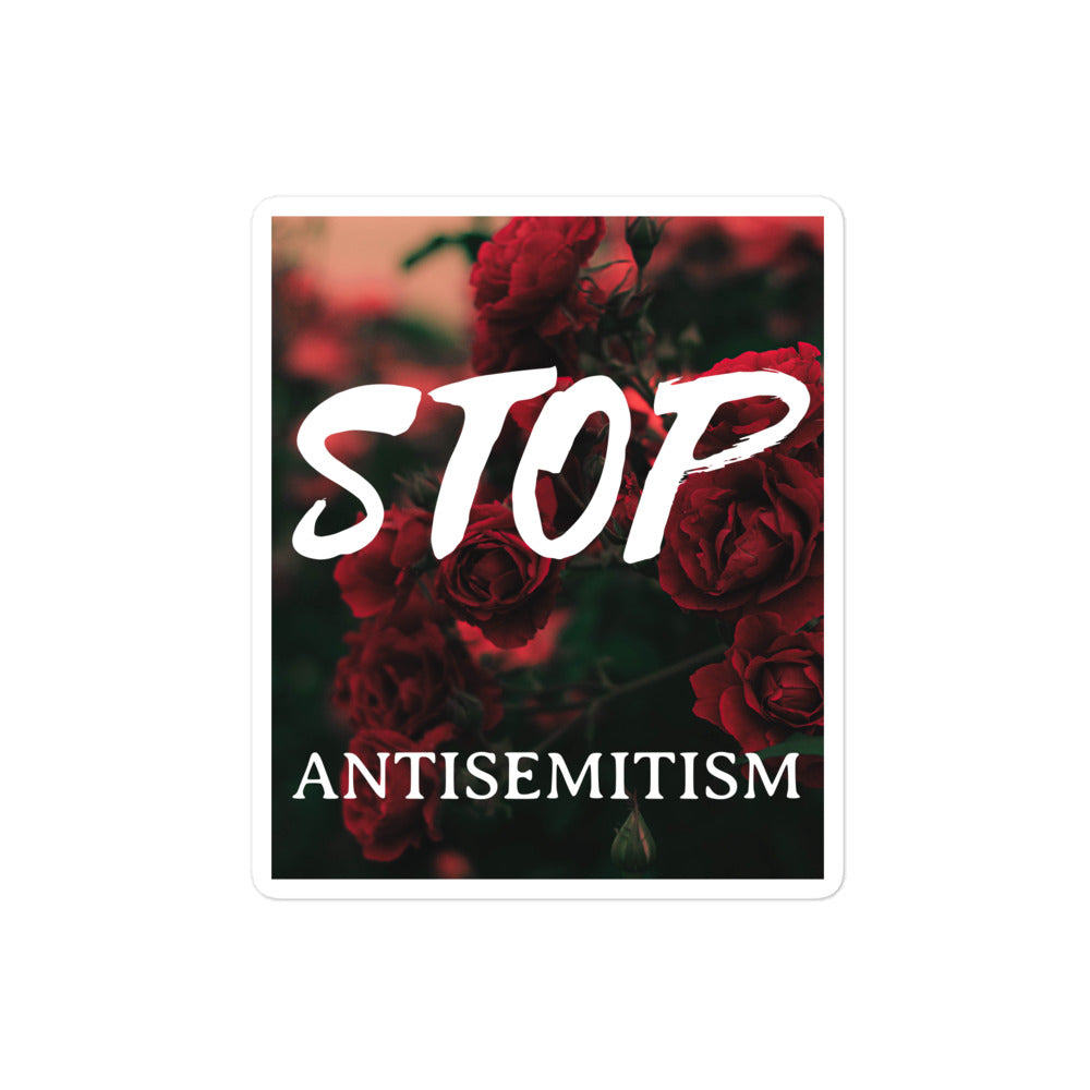 Flower Power | Antisemitism | Kiss Cut Sticker Jouparty