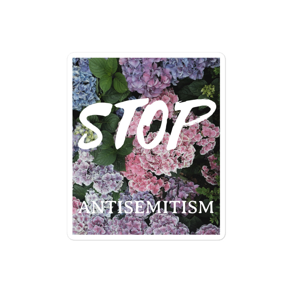 Flower Power | Antisemitism | Kiss Cut Sticker Jouparty