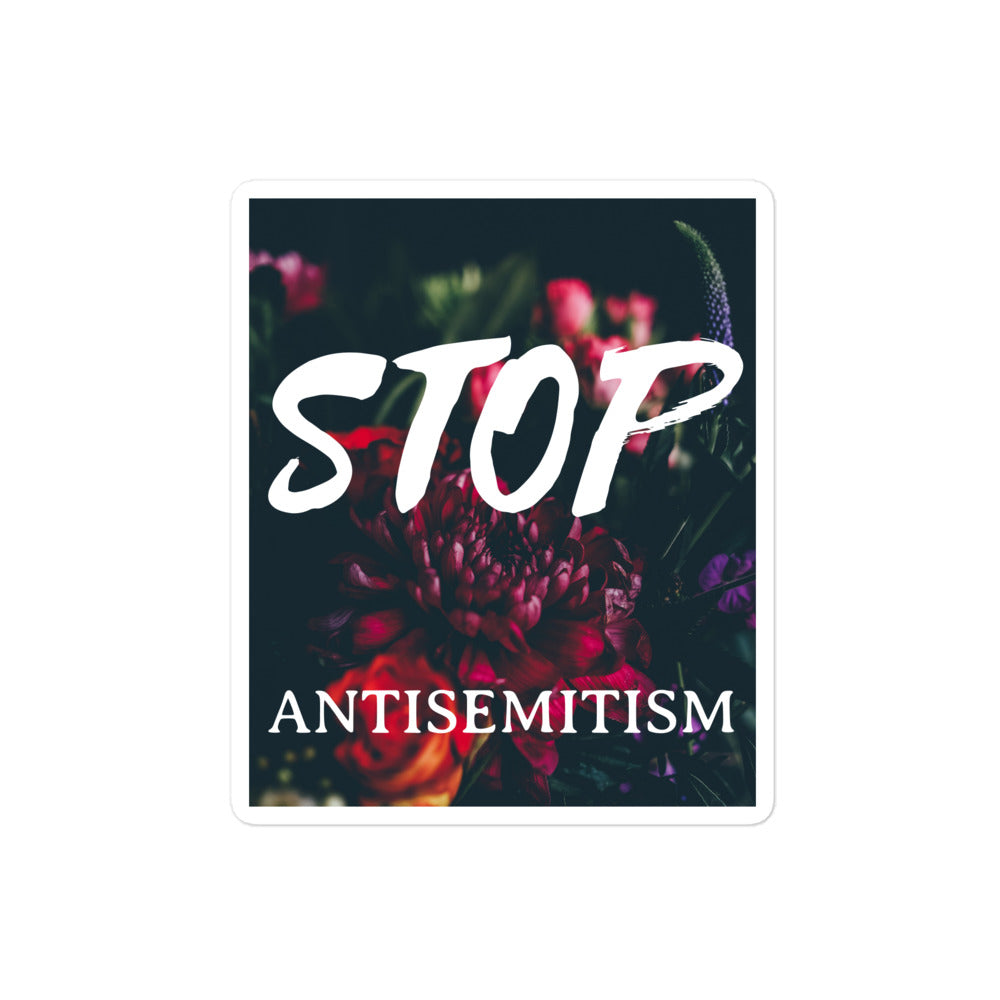 Flower Power | Antisemitism | Kiss Cut Sticker Jouparty