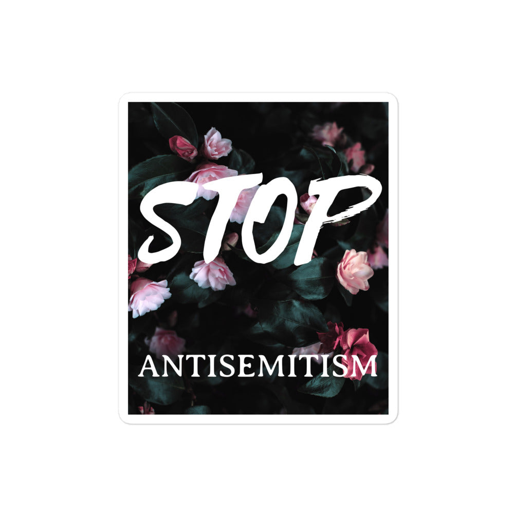 Flower Power | Antisemitism | Kiss Cut Sticker Jouparty
