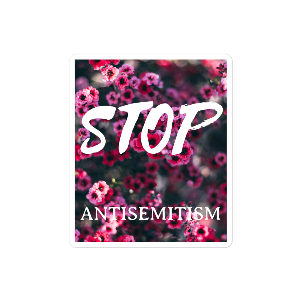 Flower Power | Antisemitism | Kiss Cut Sticker Jouparty