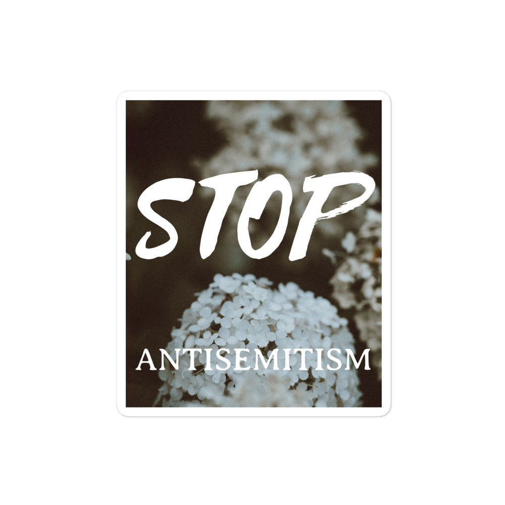 Flower Power | Antisemitism | Kiss Cut Sticker Jouparty