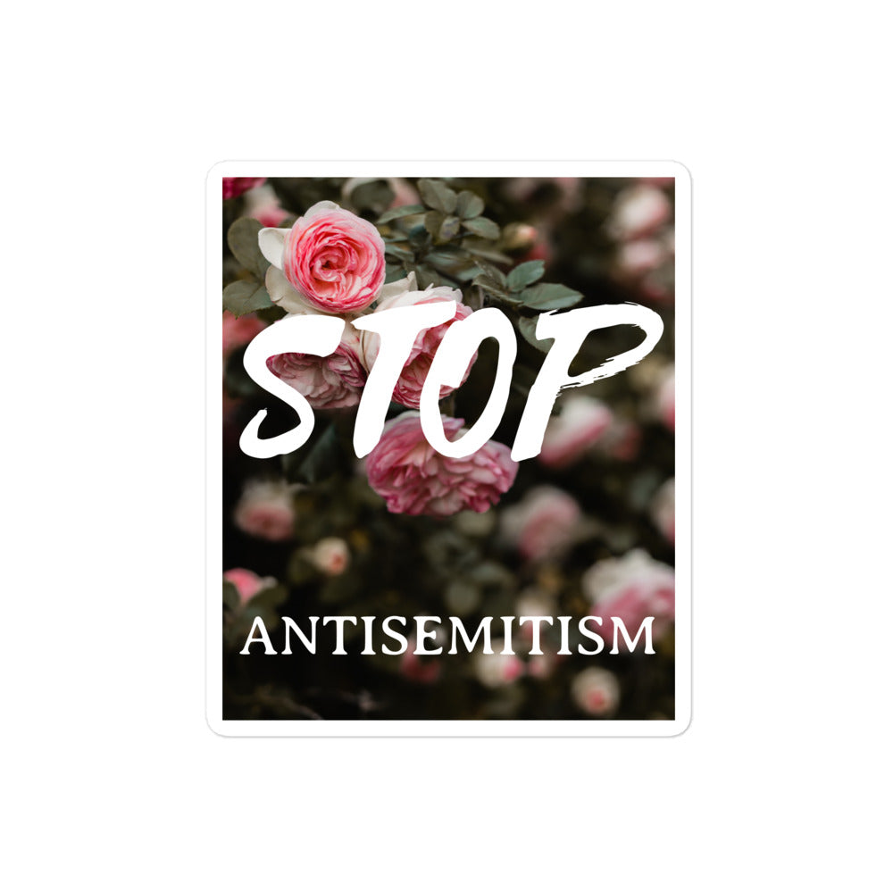 Flower Power | Antisemitism | Kiss Cut Sticker Jouparty