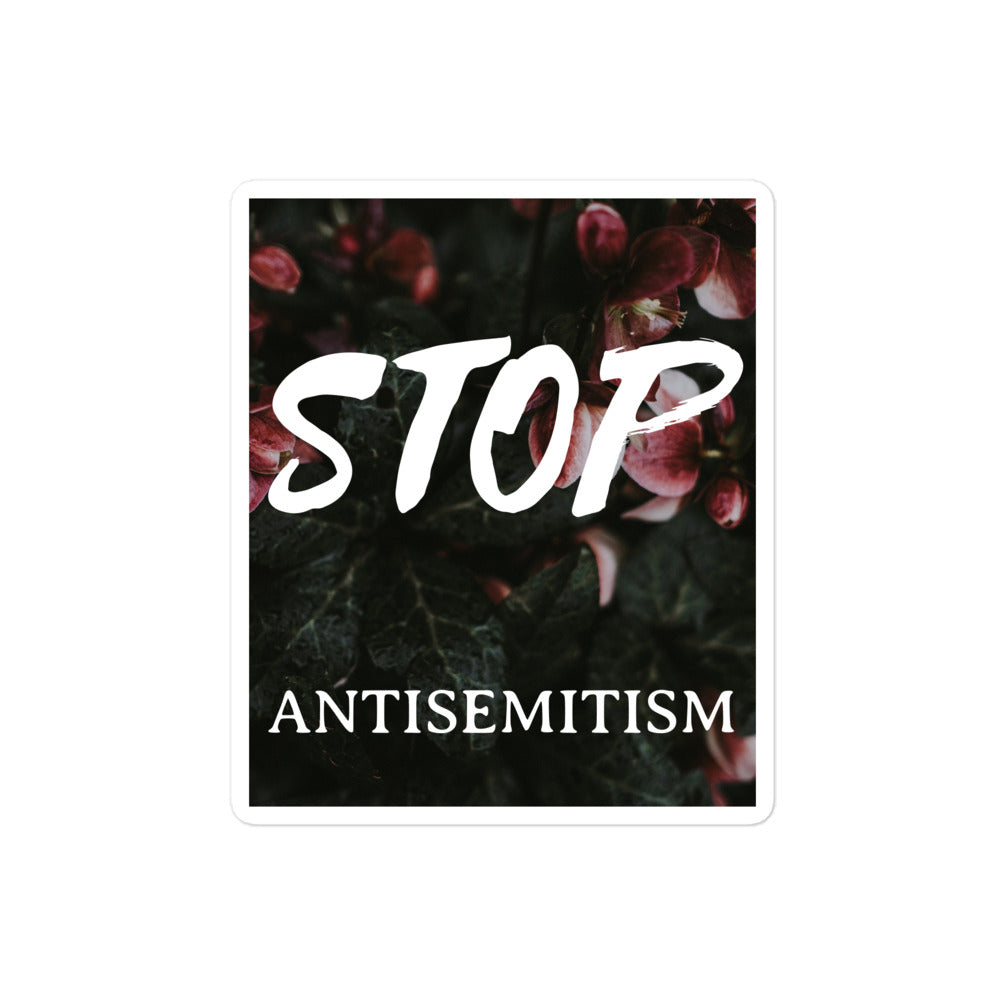 Flower Power | Antisemitism | Kiss Cut Sticker Jouparty
