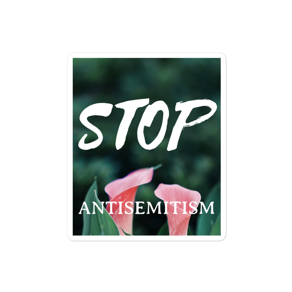 Flower Power | Antisemitism | Kiss Cut Sticker Jouparty