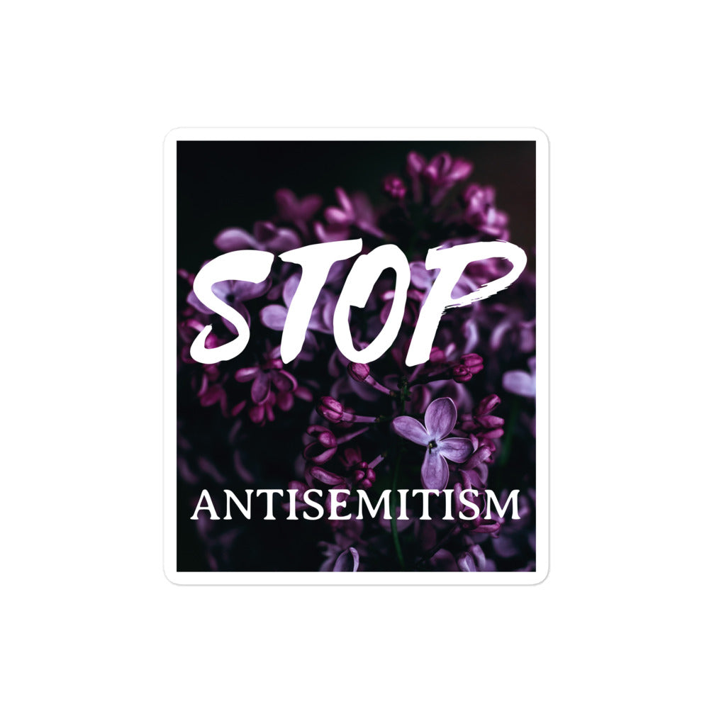 Flower Power | Antisemitism | Kiss Cut Sticker Jouparty
