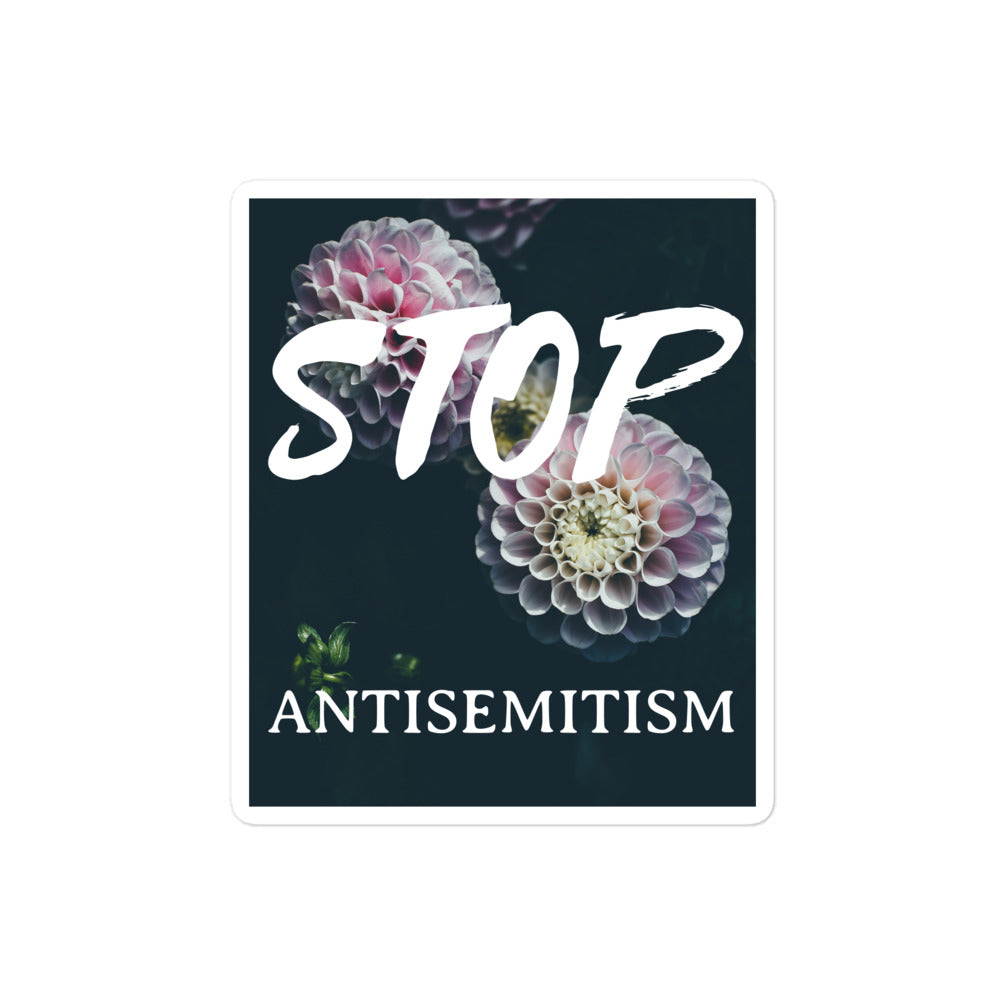 Flower Power | Antisemitism | Kiss Cut Sticker Jouparty