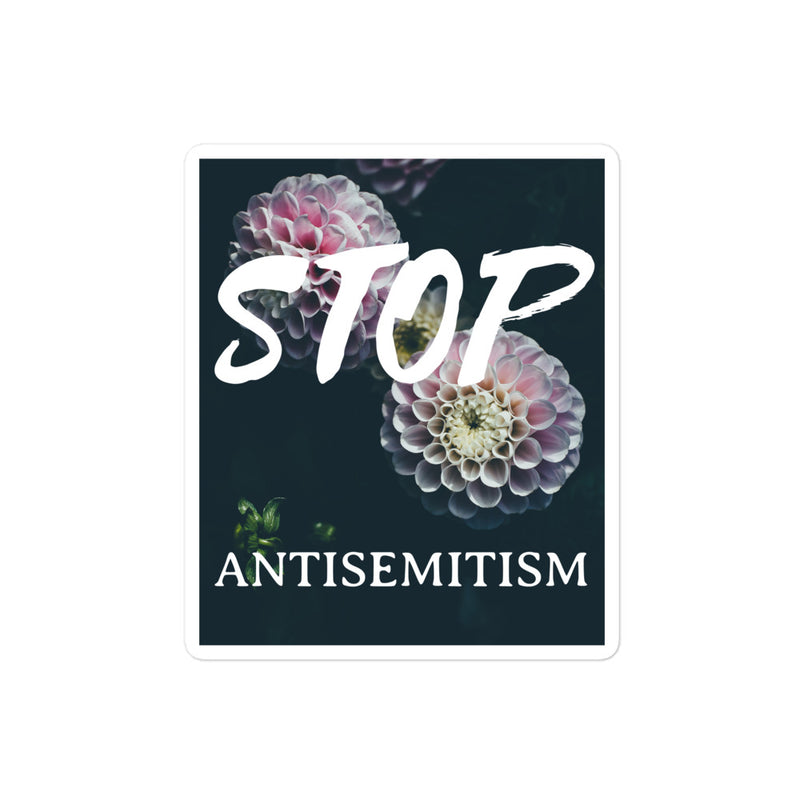Flower Power | Antisemitism | Kiss Cut Sticker