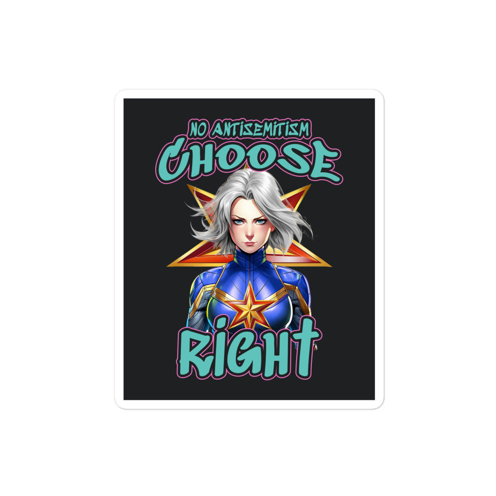 Choose Right | Antisemitism | Kiss Cut Sticker