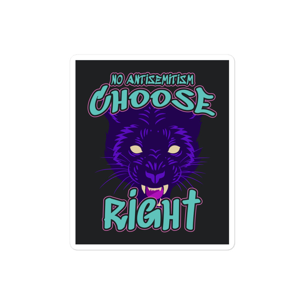 Choose Right | Antisemitism | Kiss Cut Sticker