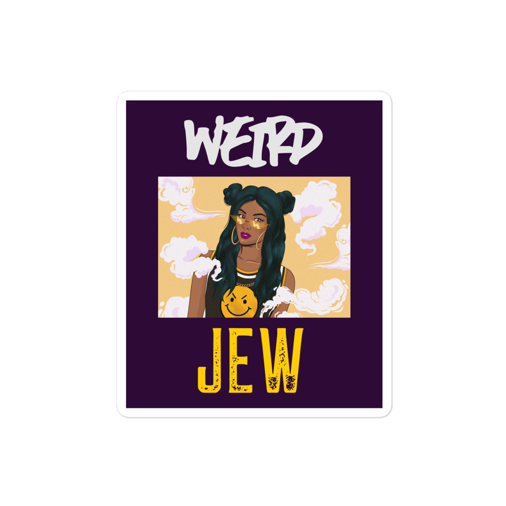 Weird Jew | Kiss Cut Sticker Jouparty