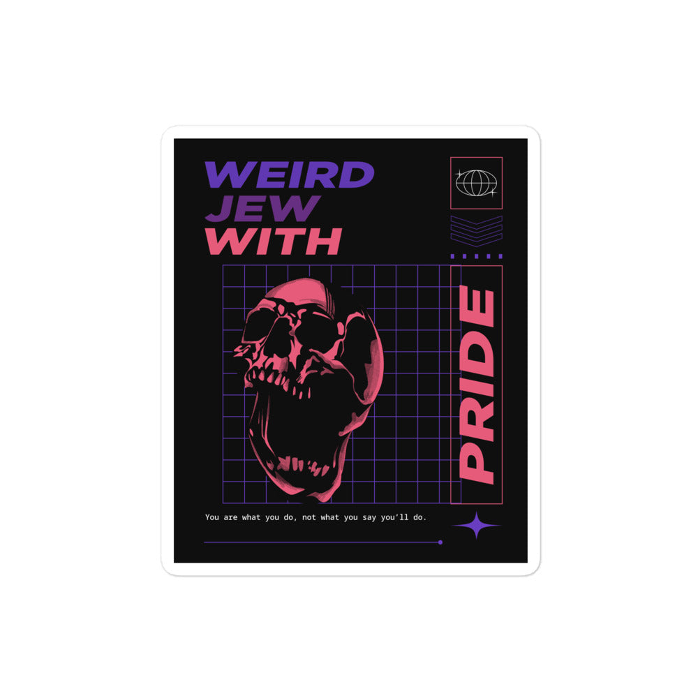 Weird Jew | Kiss Cut Sticker