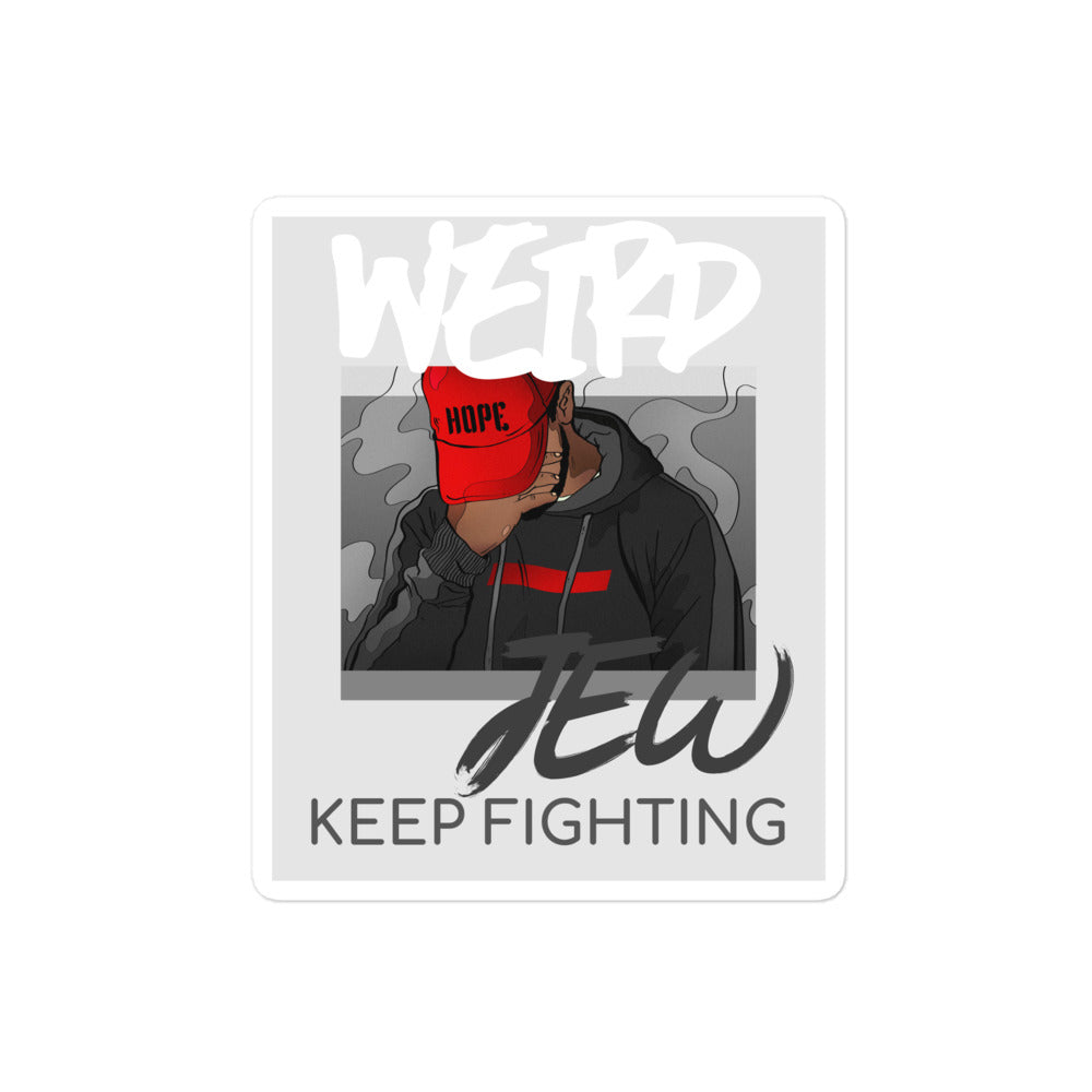 Weird Jew | Kiss Cut Sticker Jouparty