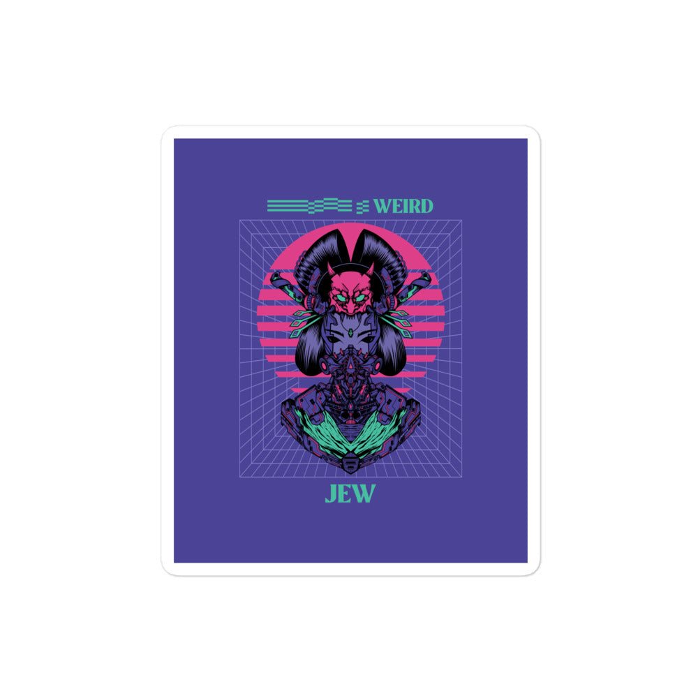Weird Jew | Kiss Cut Sticker Jouparty