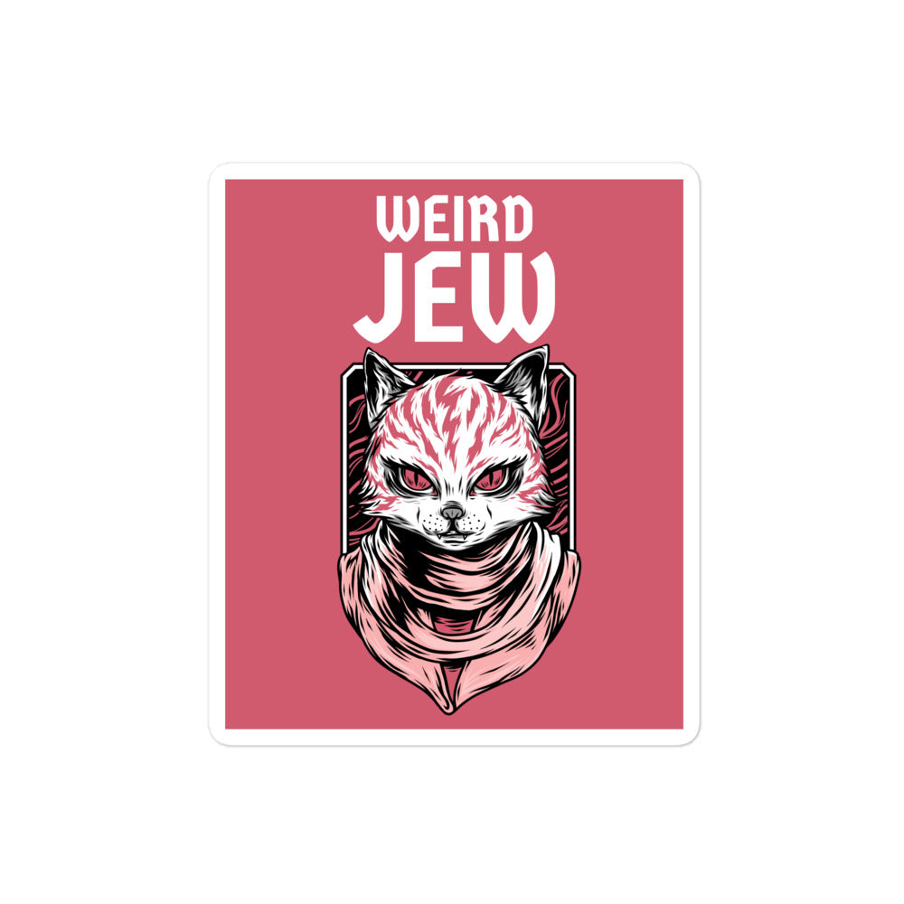 Weird Jew | Kiss Cut Sticker Jouparty