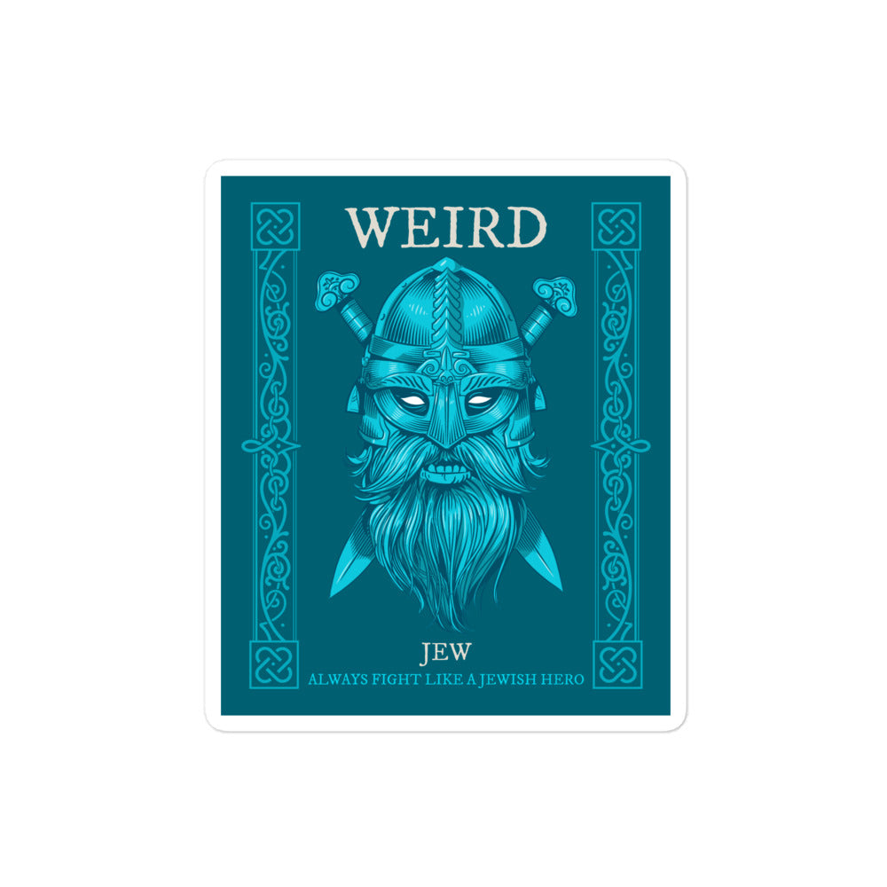 Weird Jew | Kiss Cut Sticker Jouparty